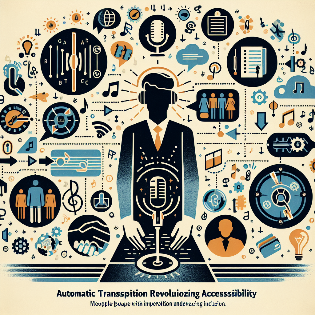Automatische Transkription von Audioinhalten für bessere Zugänglichkeit